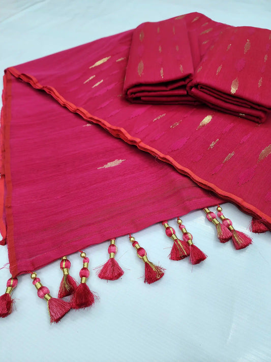 Magenta jamdani