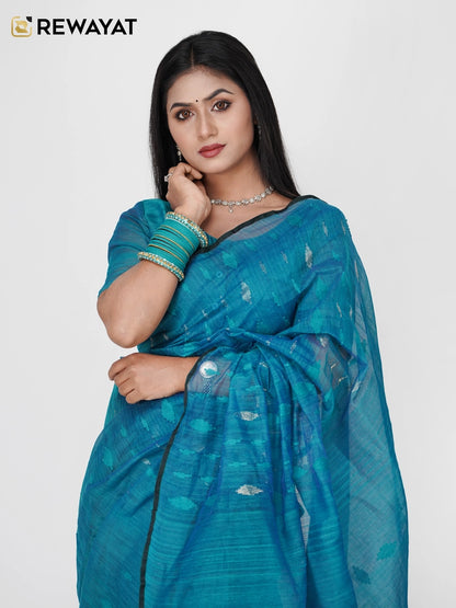 seagreen jamdani
