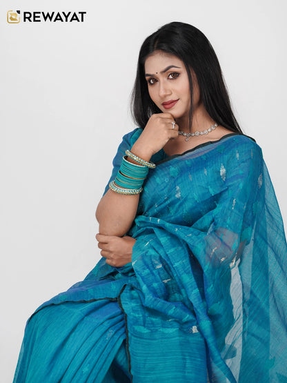 seagreen jamdani