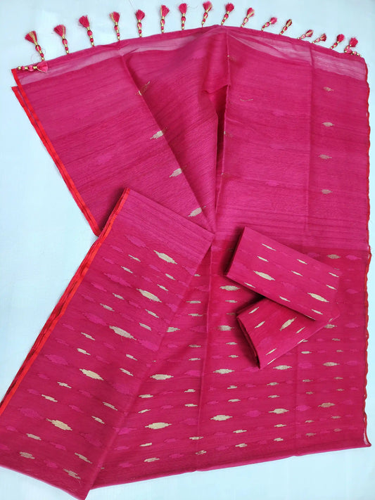 Magenta jamdani